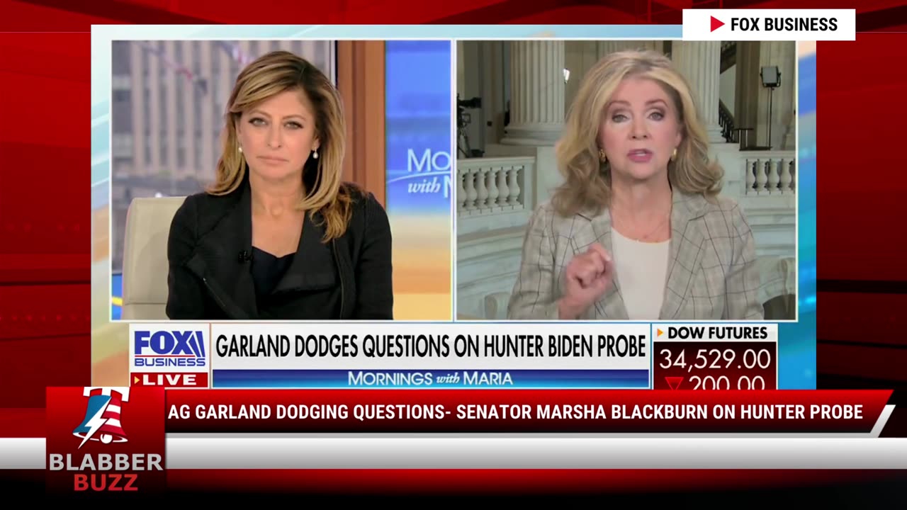 AG Garland Dodging Questions- Senator Marsha Blackburn On Hunter Probe