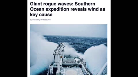 THE MYSTERY OF THE GIANT WAVES HAS BEEN SOLVED BY SCIENTISTS!