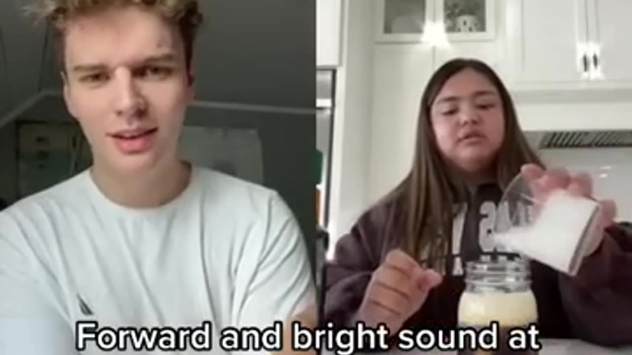 This is a video of a young lady who can sing really well