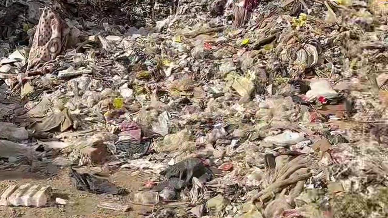 Heaps of Plastic on the Outskirts of the Great Pyramids