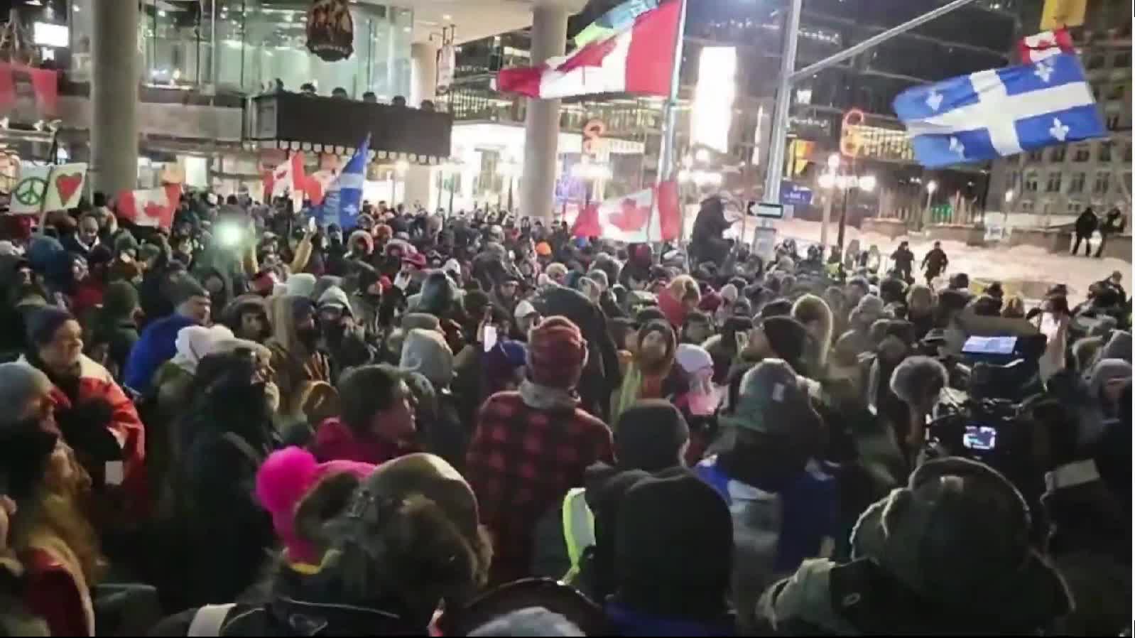 Freedom Protest Ottawa - Sat Feb. 19 - The "Angry Mob"
