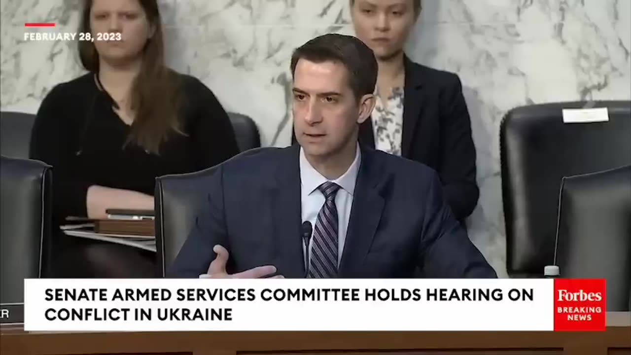 Tom Cotton Asks Fmr Lt. General- Why Is Biden More Focused On Ukraine Than East Palestine-