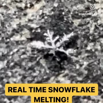 REAL TIME SNOWFLAKE MELT