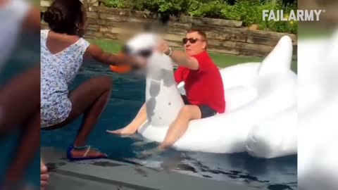 FOOLS IN POOLS (Funny Pool Fails) | FailArmy