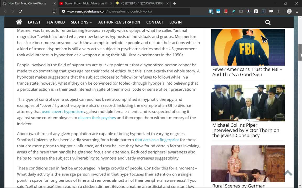 Хроники геноцида Белой Расы 03.08.19