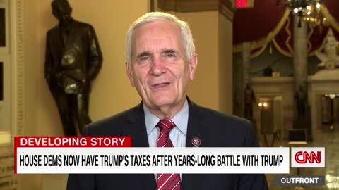 Lawmaker speaks about the investigation into Trump's tax returns