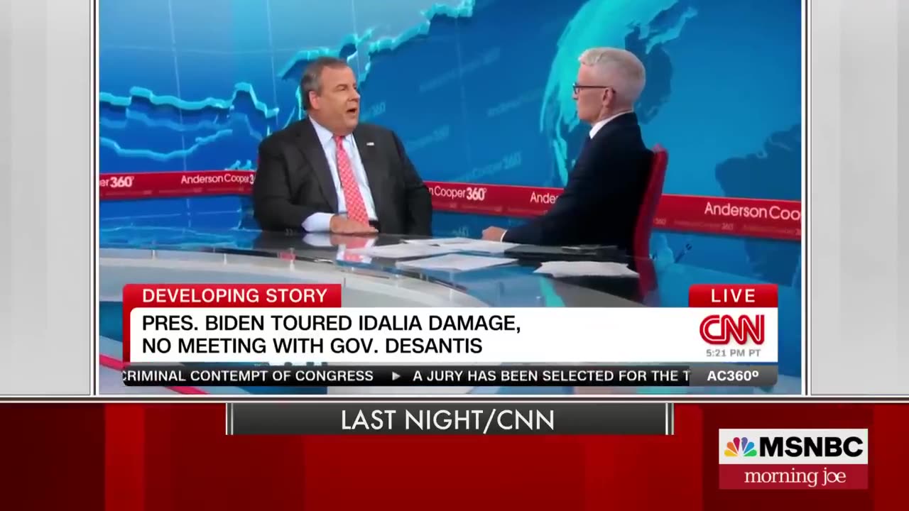 Christie slams DeSantis for not meeting with Biden while surveying Idalia damage