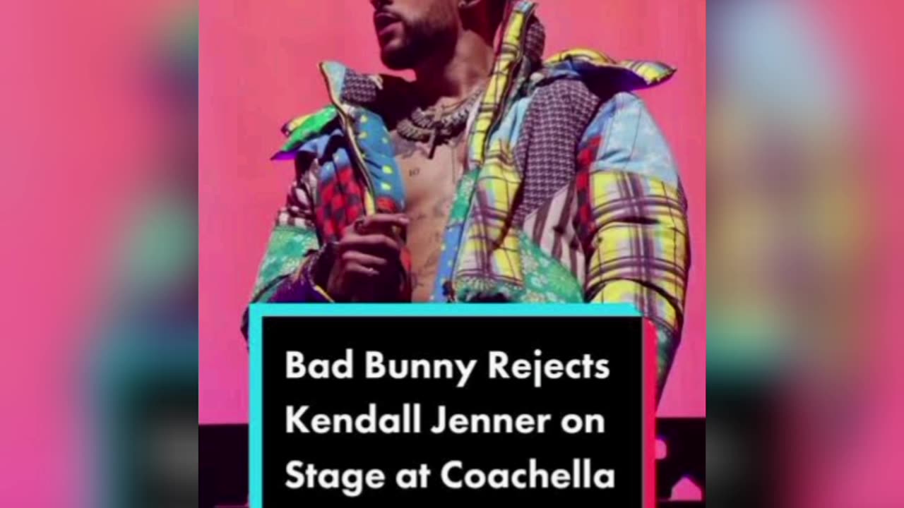 Kendellromance with bad bunny at coachella