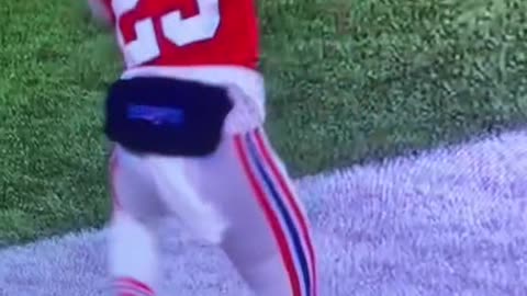 this touchdown dance by Marcus Jones really did this to the Buffalo Bills