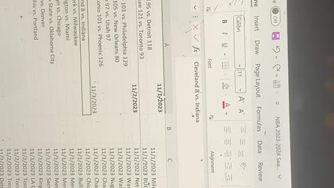 Forecasting in excel