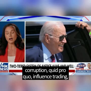 Our two tier justice system and the Bidens. Tulsi Gabbard breaks it down.