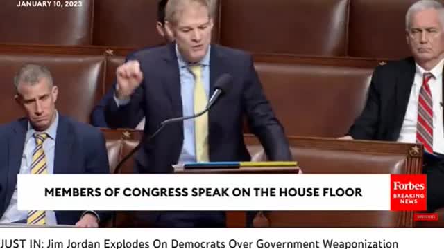 Jim Jordan Explodes On Democrats Over Government Weaponization Committee