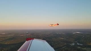 Practice formation flying