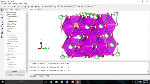 How to download CIF file for VESTA software