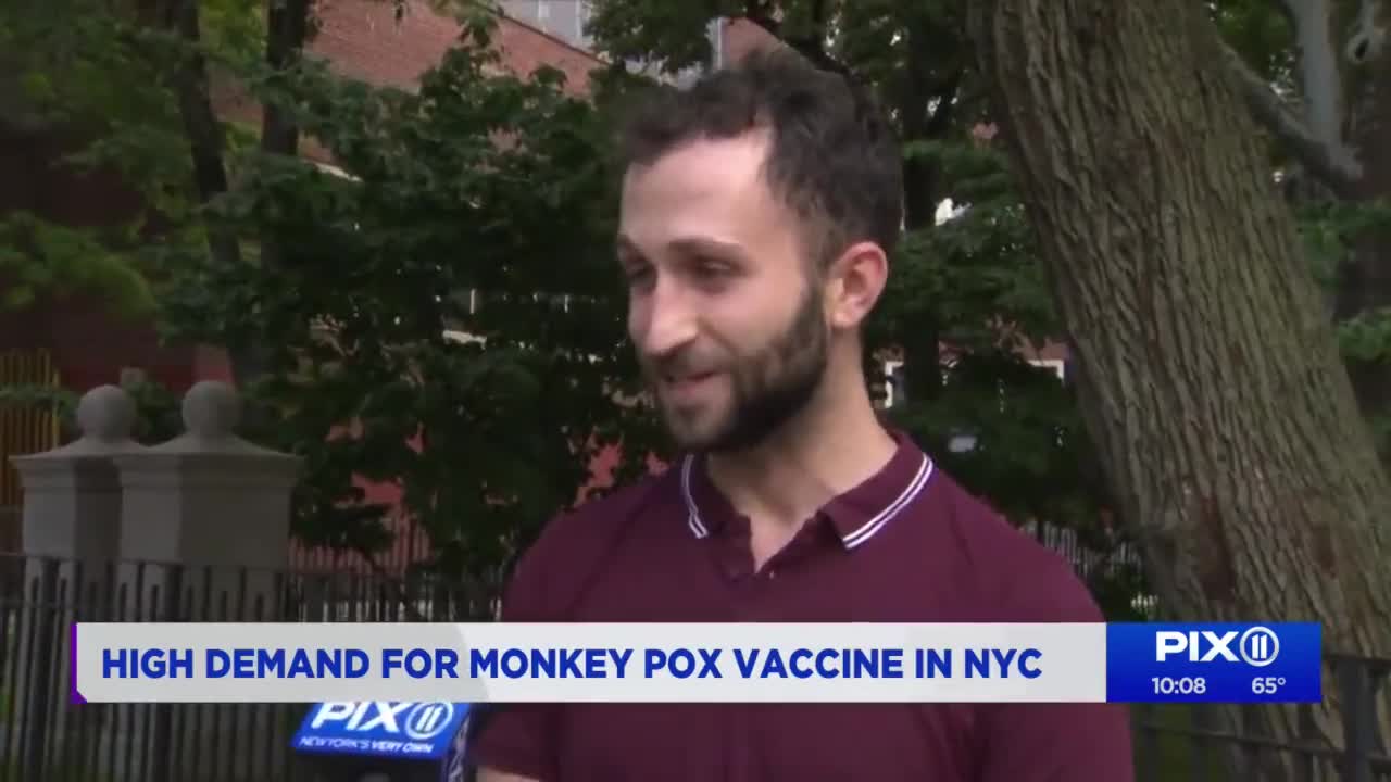 NYC: People rushing to get the 'Monkeypox' vaccine!😬 What can go wrong?