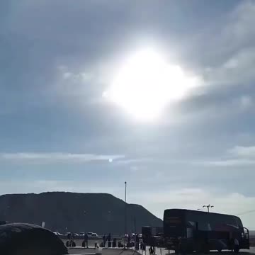 2 suns or a ufo