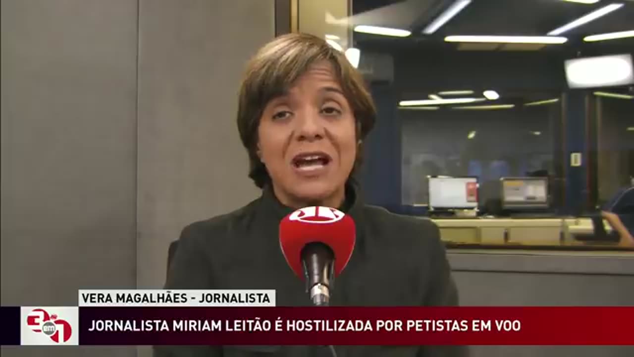 Jornalista Miriam Leitão é hostilizada por petistas em voo