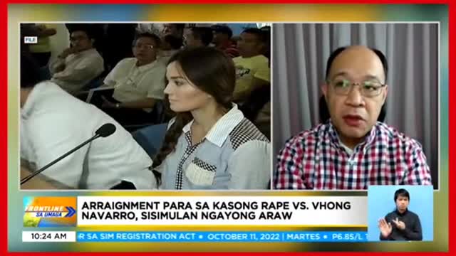 Vhong Navarro,dadalo sa arraignment sa kasong rape