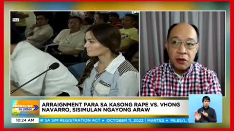 Vhong Navarro,dadalo sa arraignment sa kasong rape