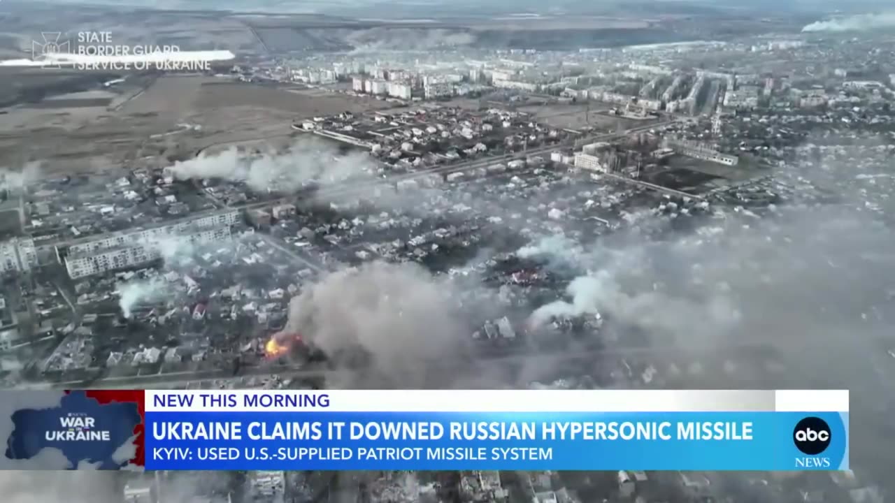 Ukraine says its shooting down Russian Hypersonic missiles?
