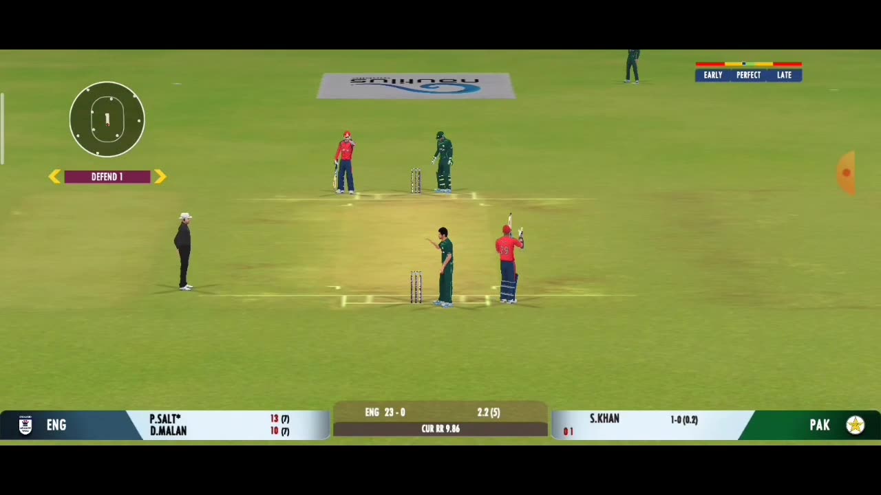 Real cricket 22 Pak vs Eng Amazing match with 5 overs