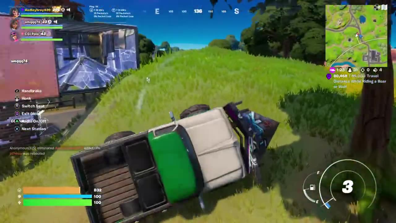 Fortnite best cow catcher kill ever