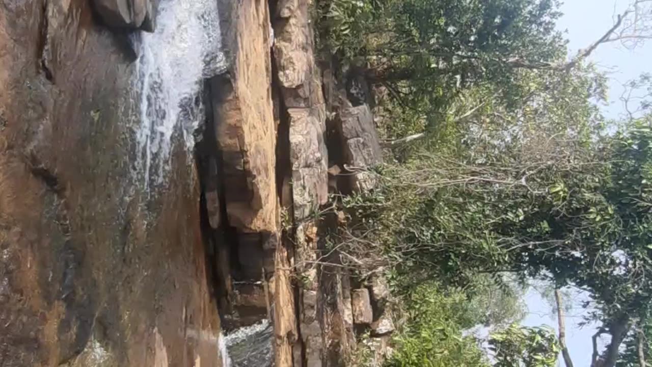 A beautiful waterfall