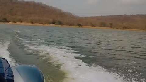 Speed boating in laknavaram