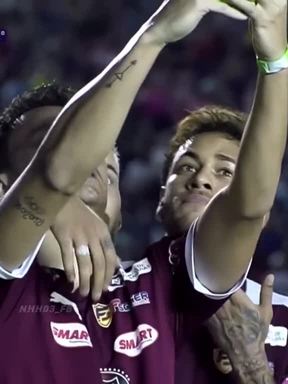 Who's playing again, what kind of football? neyma and friends