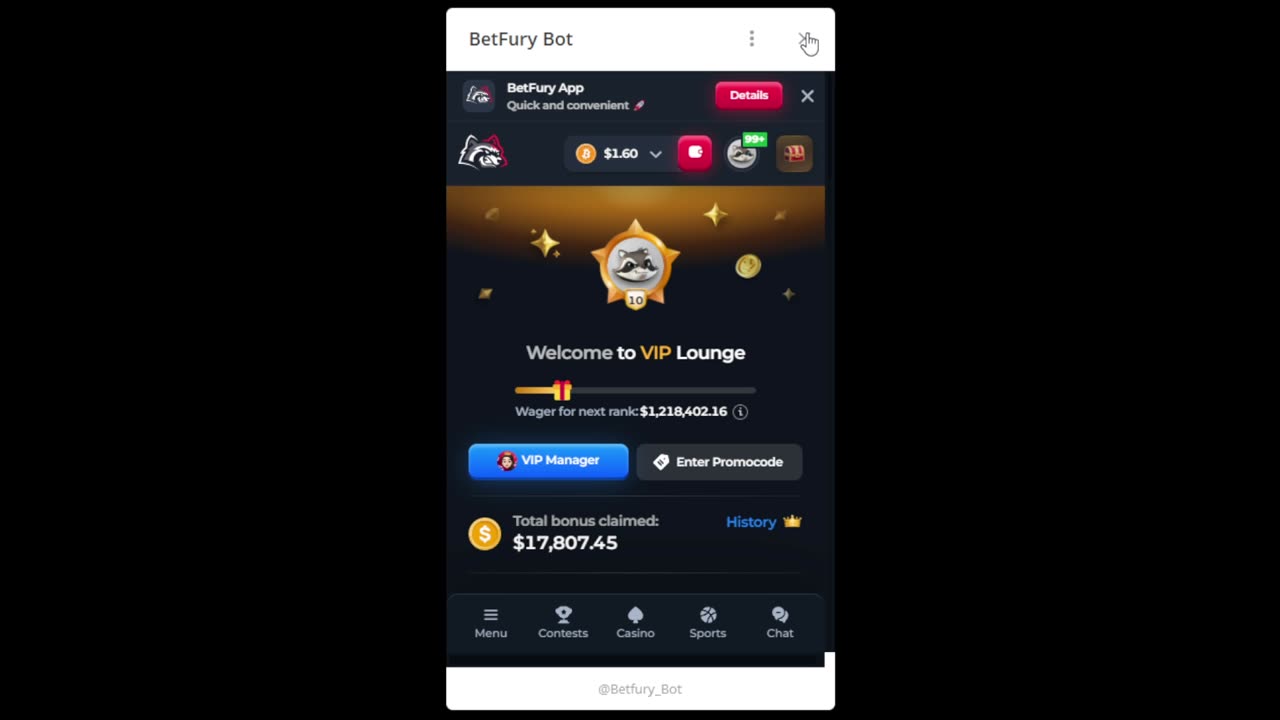 BetFury Cryptodrop (Telegram) - 15th Payment Withdraw +241.10 BFG | Total: 2087.73 BFG