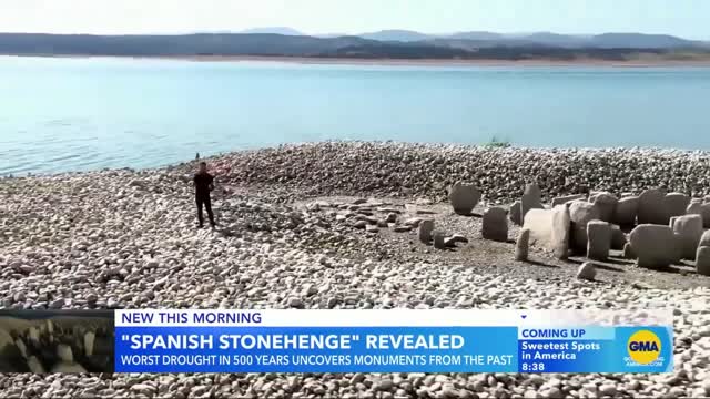 Spanish Stonehenge revealed due to record-breaking drought l GMA