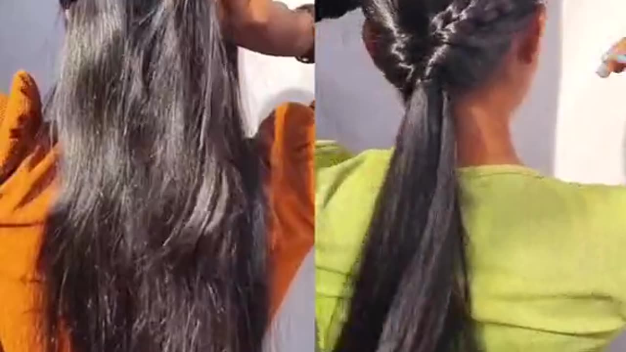 Girls Hair Style school girls her hair style #hairstyle #viralpost2024