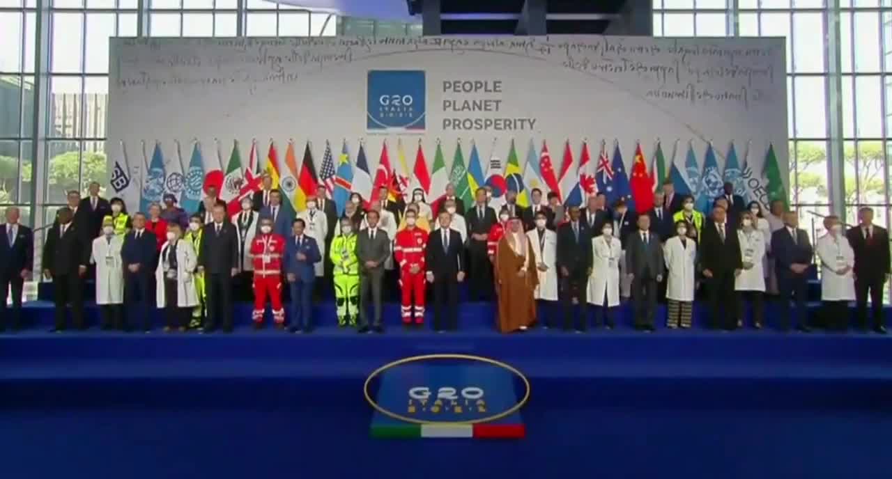 2021: G20 Rome summit - Look who needs to wear a mask