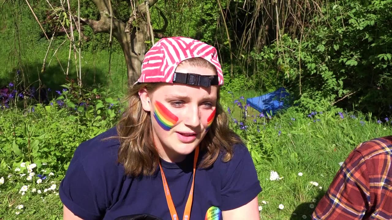 Exeter Devon Gay LGBTQIA+ Pride 2015 Nicky and Ally