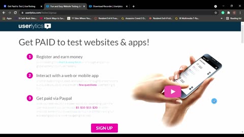 How to make easy money testing simple websites!