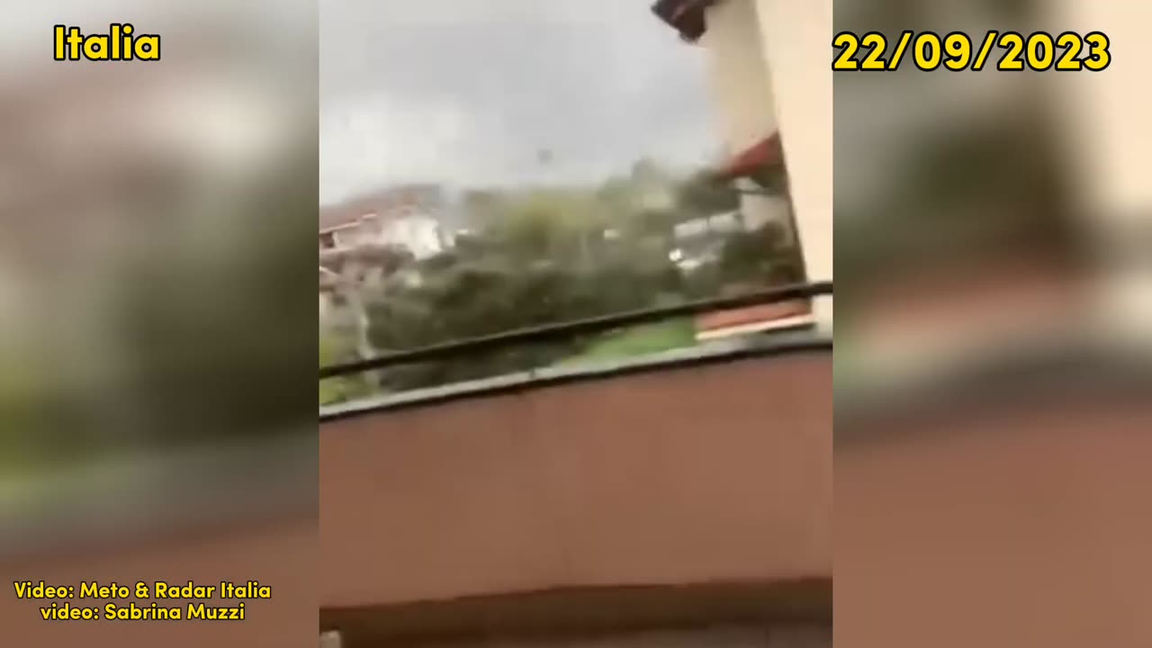 Incredible Tornado Hits Rho, Milan - Unbelievable Footage! Italy maltempo
