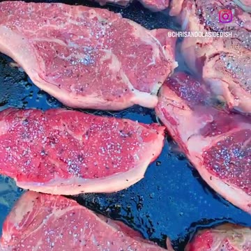 SEASONED STEAK! #grill
