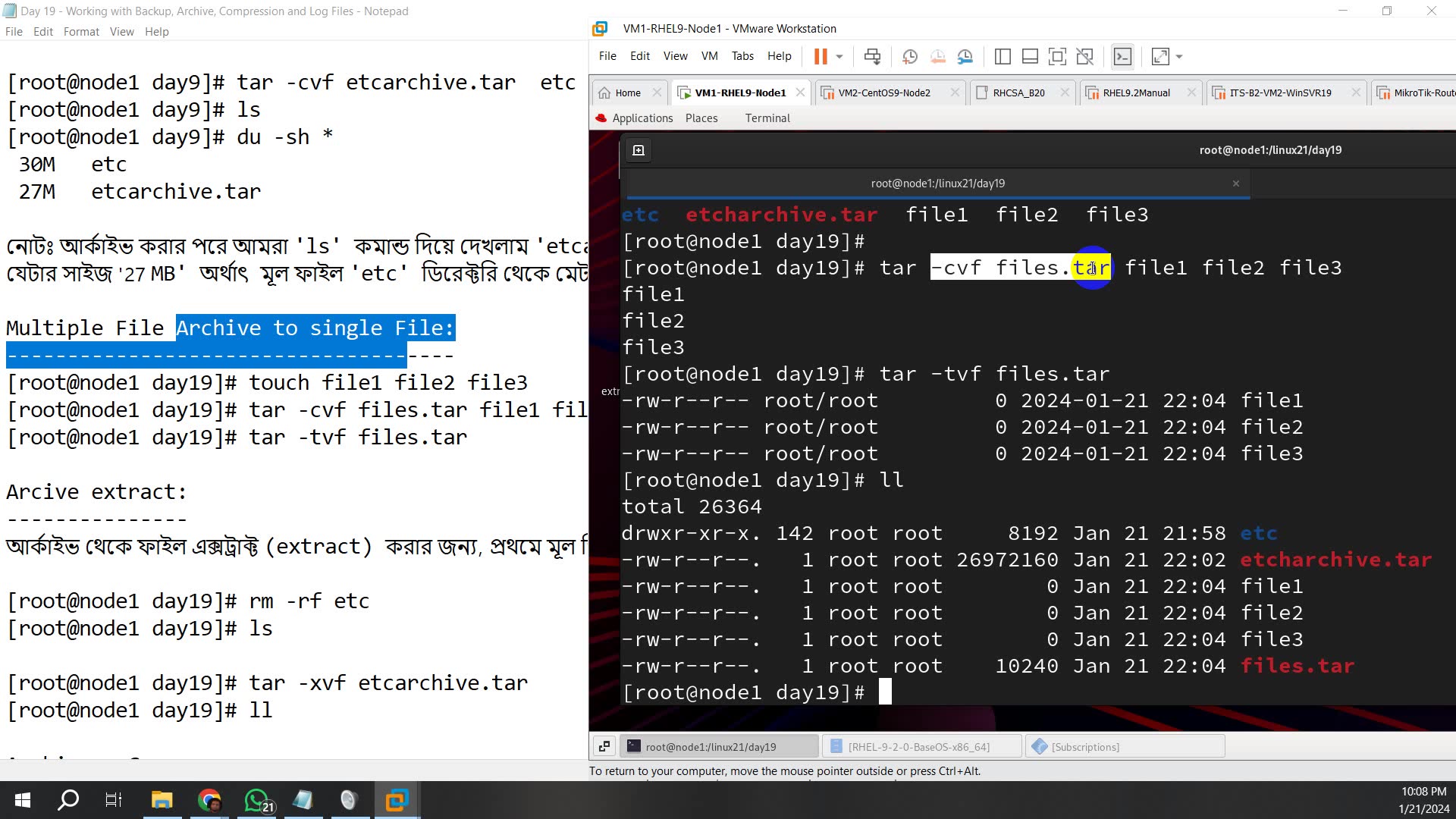 Rot 19 Linux Linux Class 19 Part-1