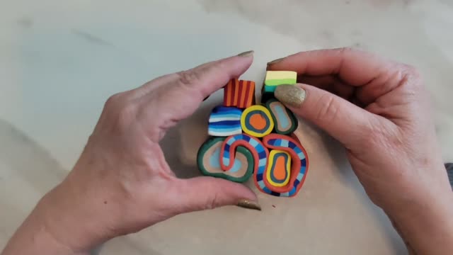 Polymer Clay Kaleidoscope Cane