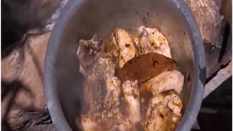 Chicken Stew In a Kenyan village - Africa