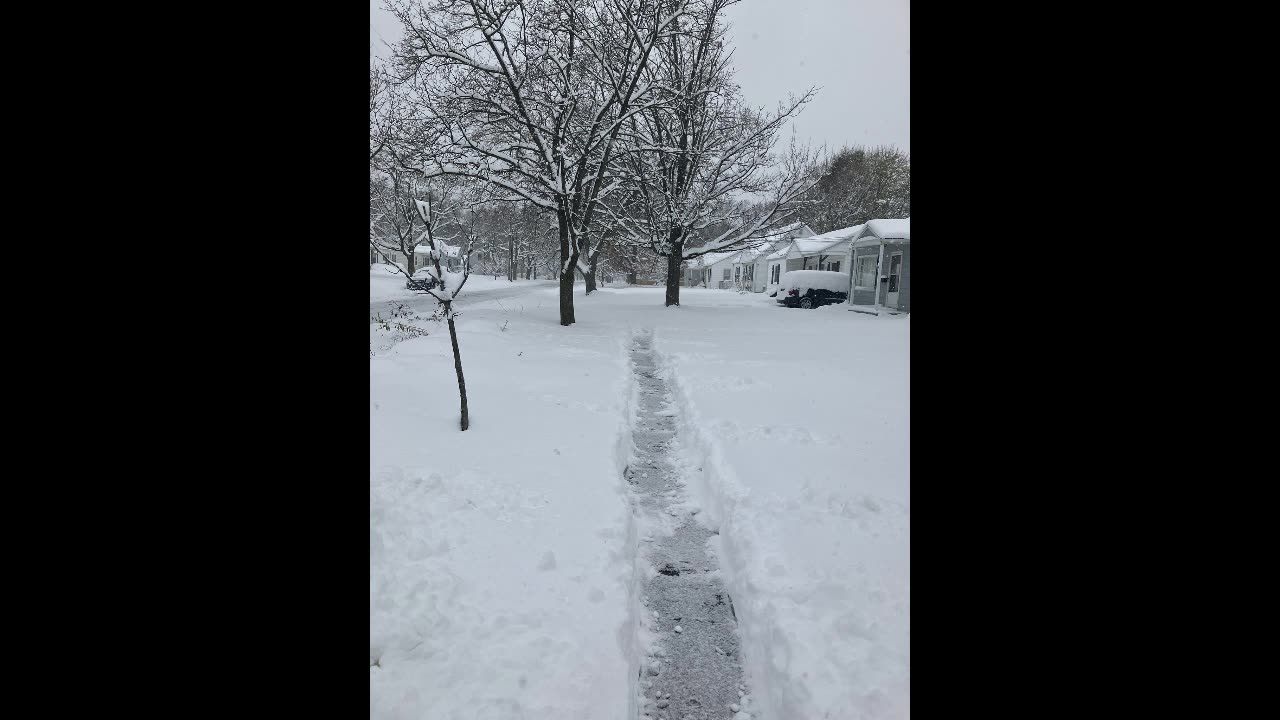 Raw Video (1) - November 17-19, 2022 Snowstorm in Kalamazoo, Michigan