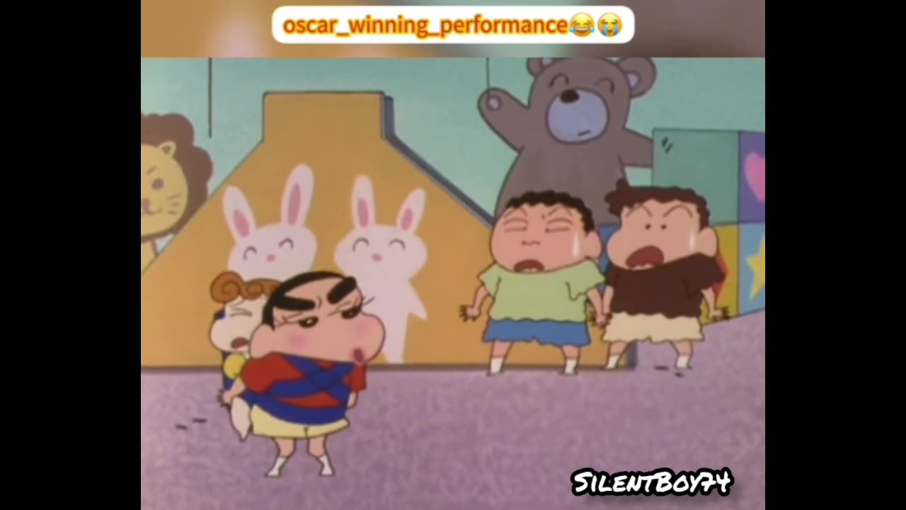 Oscar winning performance by Shinchan 😍😂