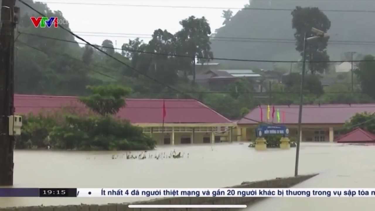 Flooding Sweeps Away Bus and Bridge in Vietnam as Storm Deaths Rise to 59