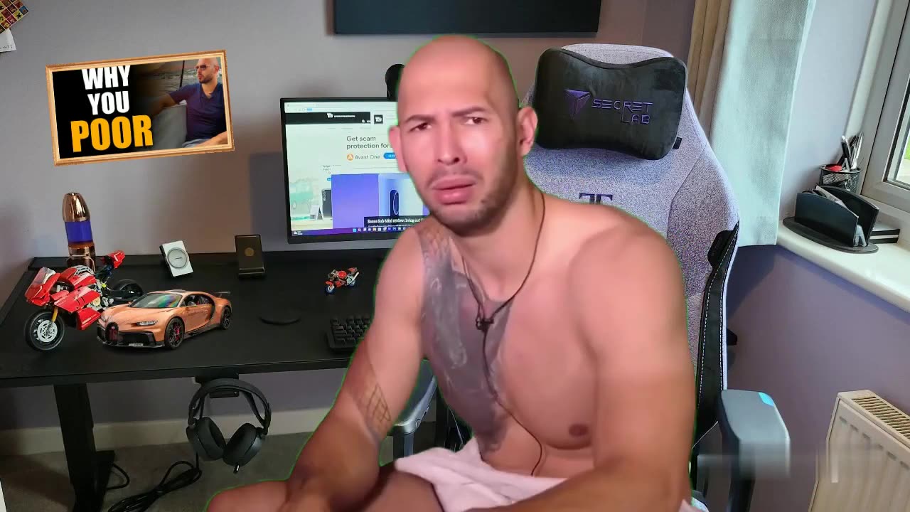 Andrew Tate annoyed at trickshotters