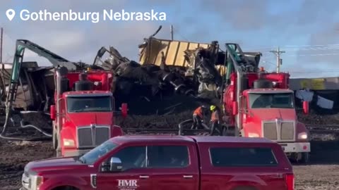 Train accident in Gothenburg, Nebraska