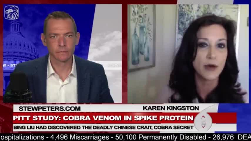 Karen Kingston: Patents Prove Snake Venom In SARS‑CoV‑2 "Virus"