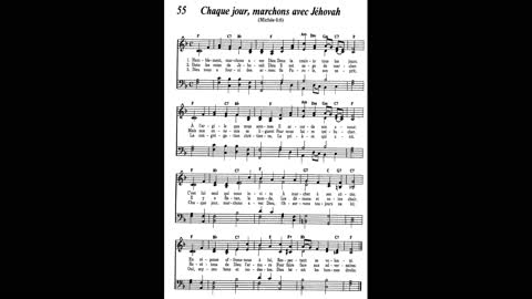 Chaque jour, marchons avec Jéhovah (Cantique 55 de Louons Jéhovah par nos chants)