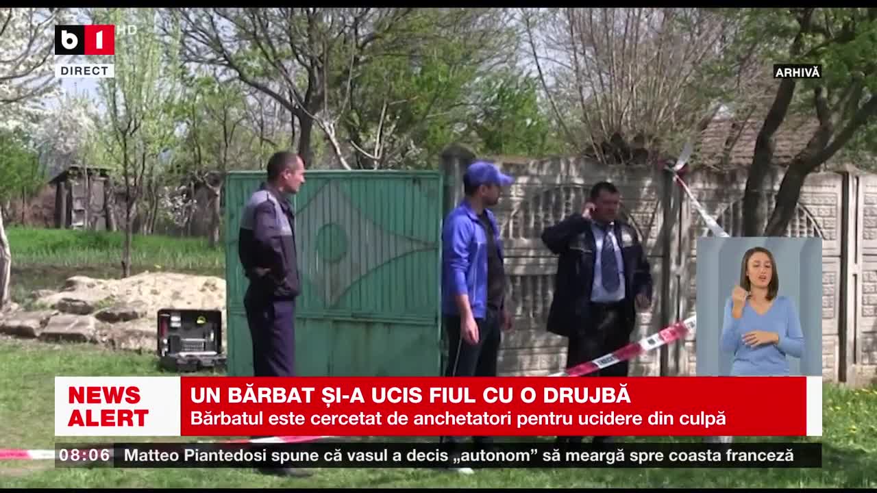 UN BĂRBAT ȘI-A UCIS FIUL CU O DRUJBĂ DIN GREȘEALĂ_Știri B1_17 nov 2022