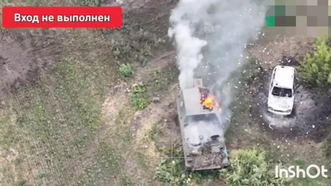 🇷🇺🇺🇦Destruction of a Ukrainian armored medical vehicle MT-LB