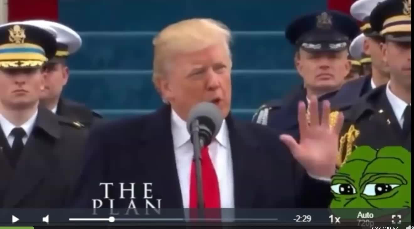 *Explainer*(following video) The ONLY time in the HISTORY of the USA, Inauguration, January 20, 2017,